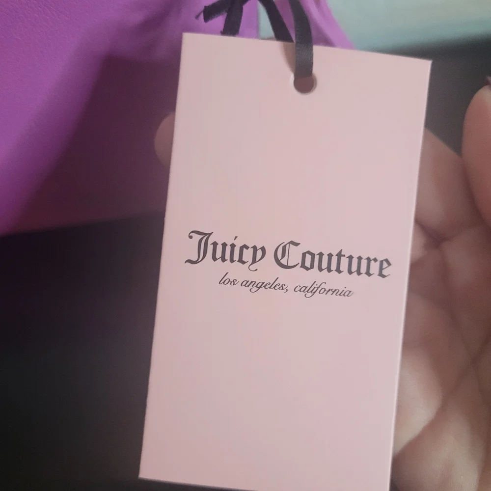 Juicy Couture Purple Mini Bag with Heart Charm - Picture 6 of 9